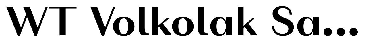 WT Volkolak Sans Display Bold